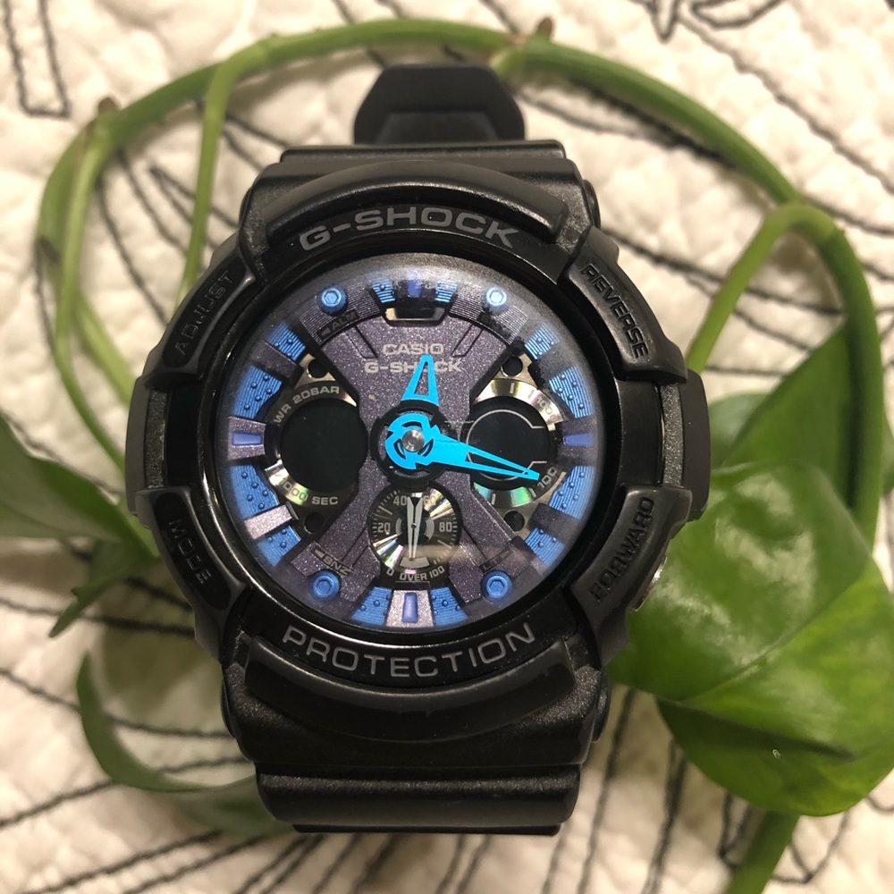 G-shock blue watch